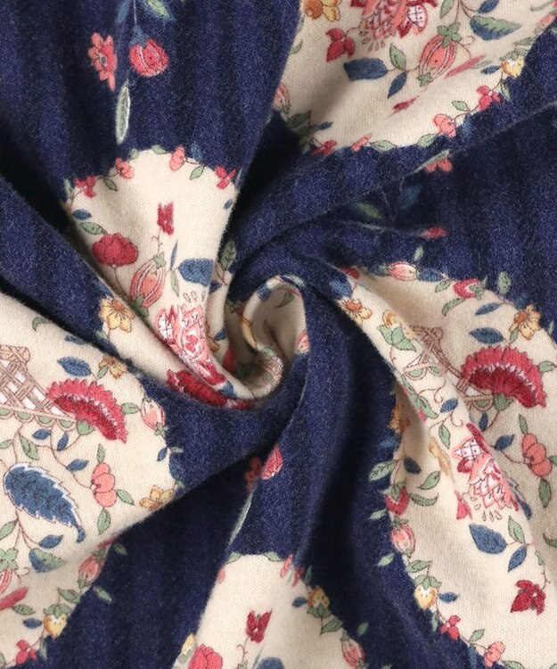 WACOAL ワコール_リラックス＆スリープ パジャマ 長袖 長ズボン 綿100％(本体) スムース素材 上下セット かぶりタイプ ミントン NDW418 /ワコール コン