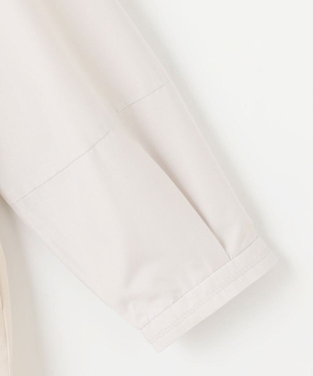 J.PRESS LADIES L プレーティングジャージー タックスリーブ カットソー グレージュ系