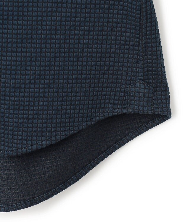 JOSEPH HOMME コンフォートクリアギンガム　ウイングカラーシャツ ネイビー系