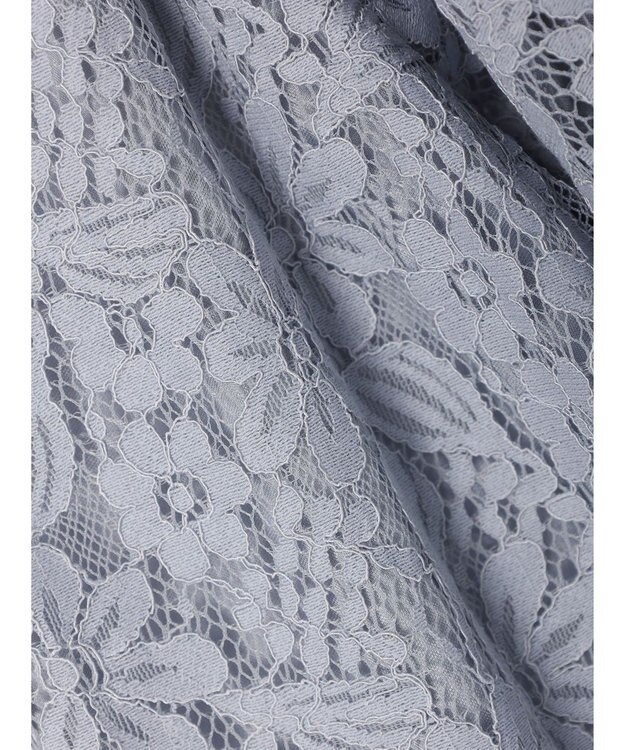 earth music&ecology フラワーレースブラウス Light Gray