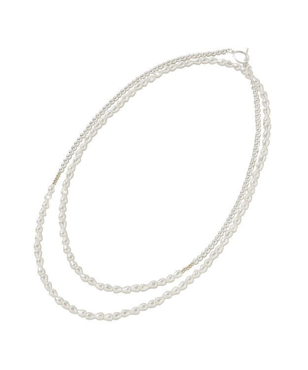 Green Parks マルチスタイルマンテルネックレス White