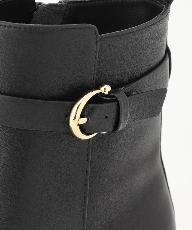 J.PRESS LADIES ベルト ショート ブーツ ブラック系