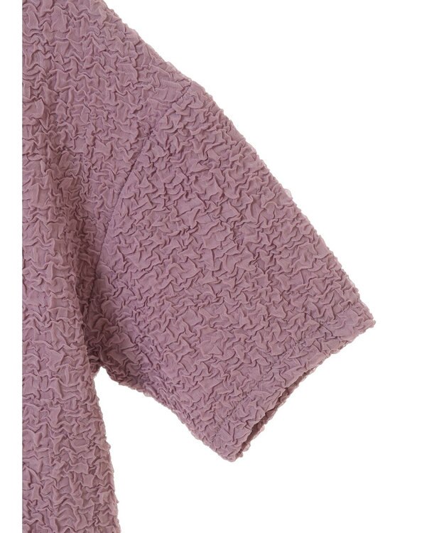 earth music&ecology ホイップ風ジャガードプルオーバー Pink