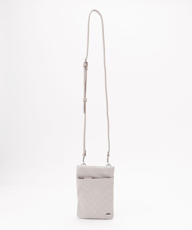 LA BAGAGERIE モノグラムデイリーミニマムポシェット アイボリー