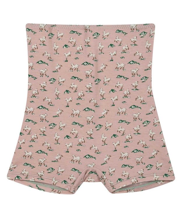 une nana cool ハラマキ付きショーツ MADE WITH LIBERTY FABRIC スモークピンク