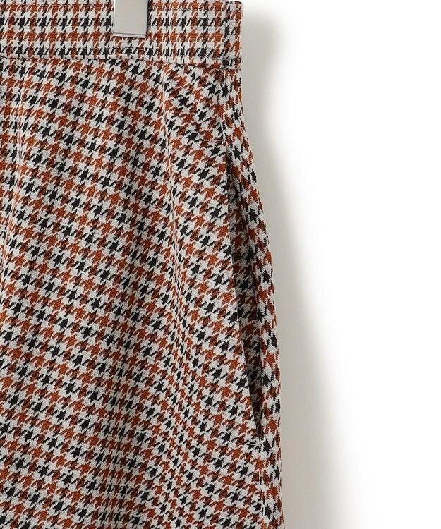 J.PRESS YORK STREET 【WOMEN】チェックジャガード スカート ブラウン系3