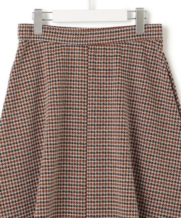 J.PRESS YORK STREET 【WOMEN】チェックジャガード スカート ブラウン系3