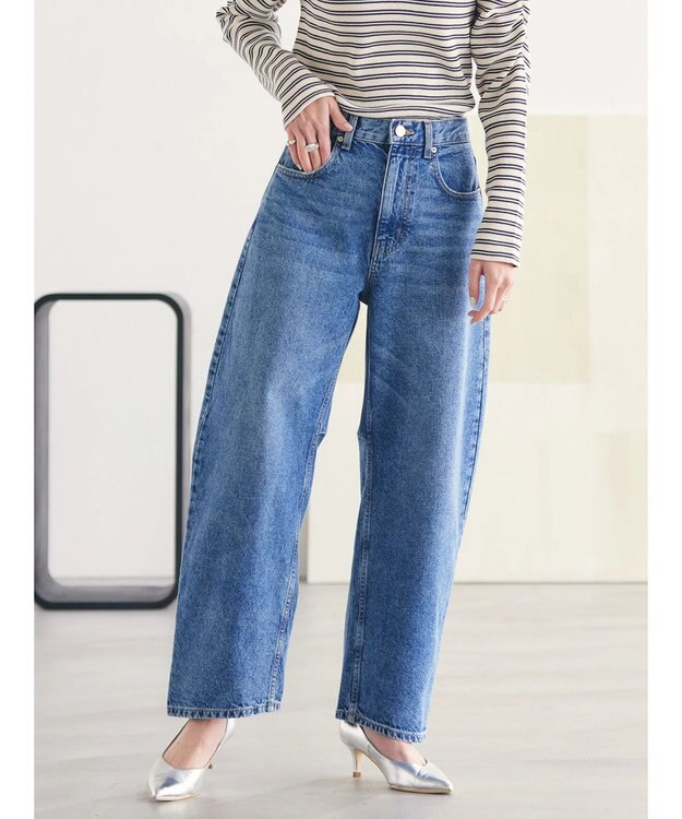 AMERICAN HOLIC コクーンワイドデニム Light Indigo