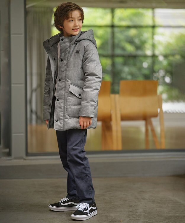 J.PRESS KIDS 【110-130cm】ウールライクヘリンボーン コート グレー系