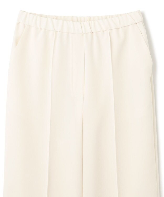 JOSEPH 【洗える】スムースジョーゼット　キャロットトラウザーズ Ecru