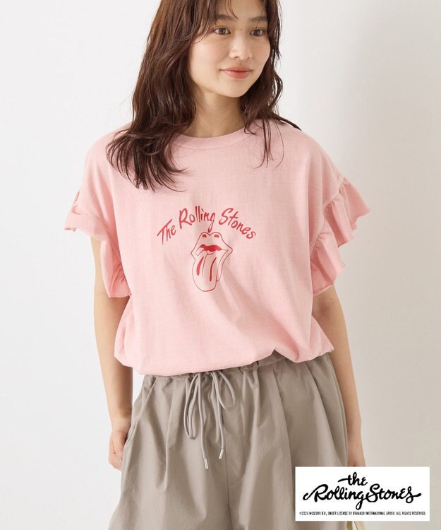 AMERICAN HOLIC 【KISS/The Rolling Stones】Tシャツ Pink