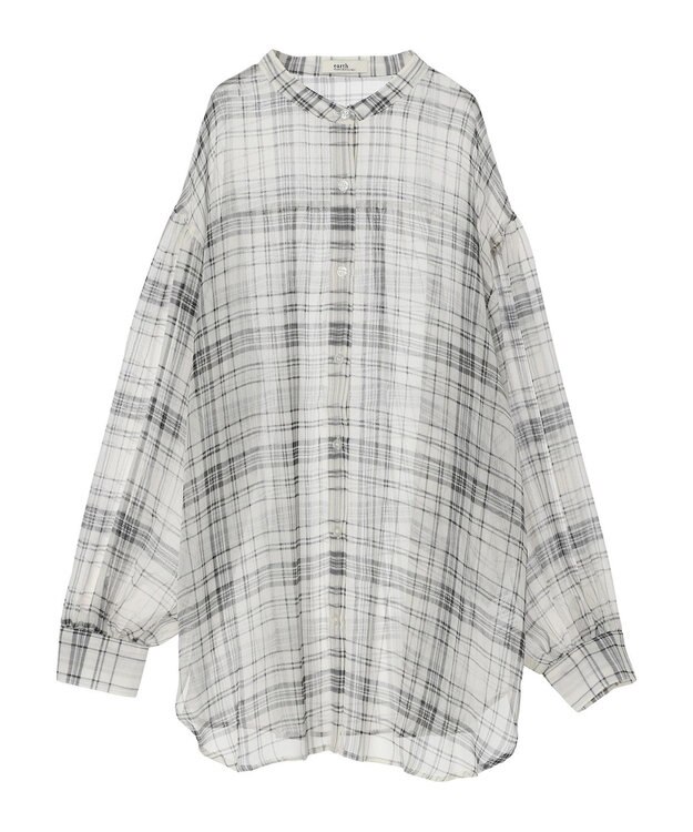 earth music&ecology シアーチェックシャツ Check