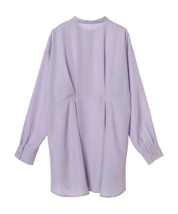 earth music&ecology バックデザインシャツ Lavender