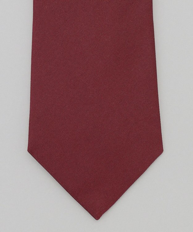 GOTAIRIKU セレモニー/お受験に最適【日本製】シルク ネクタイ_紺無地 ワイン系