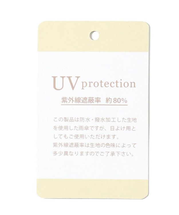 ANY SIS 【WEB限定】晴雨兼用フローラルウォッシュ 長傘 サックスブルー系