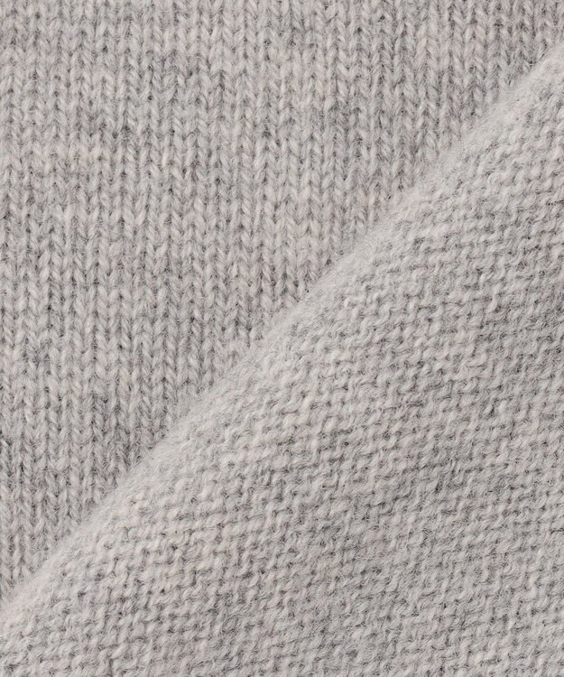 J.PRESS YORK STREET 【WOMEN】ウールカシミヤ ハイネックニット ライトグレー系