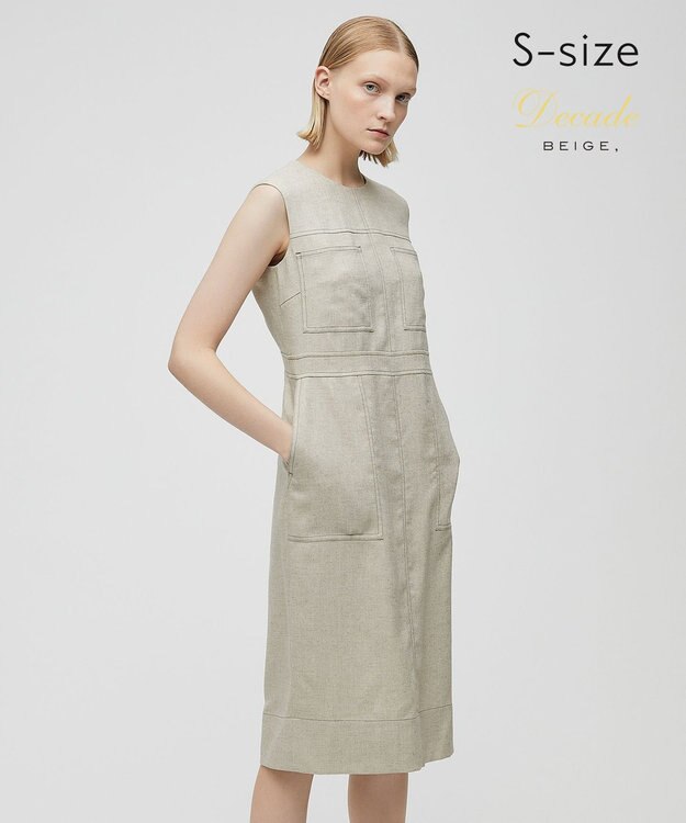 BEIGE， 【S-size】CAROLE / ワンピース  Sand×Slate