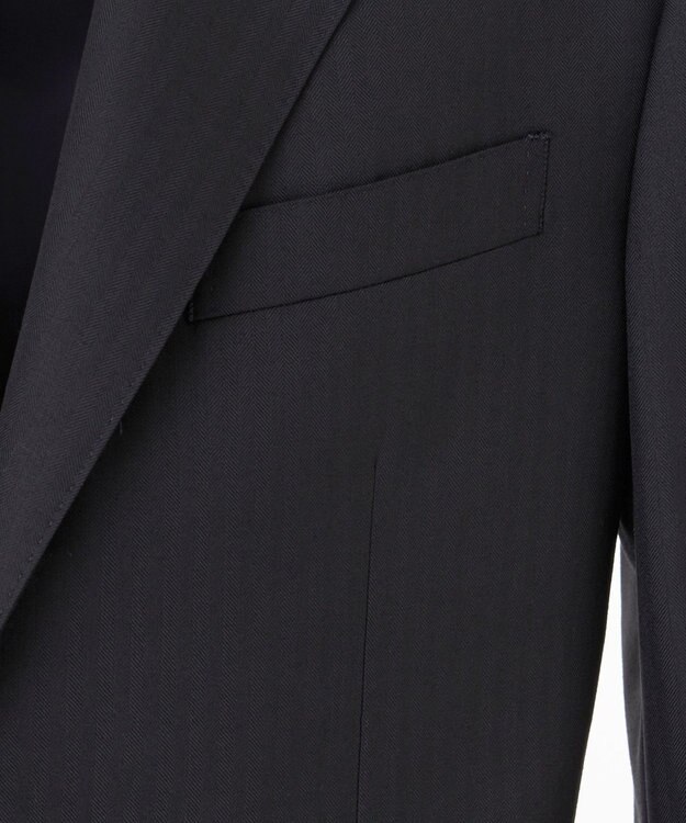 J.PRESS MEN 【ESSENTIAL CLOTHING】シャドーヘリンボン スーツ ネイビー系1