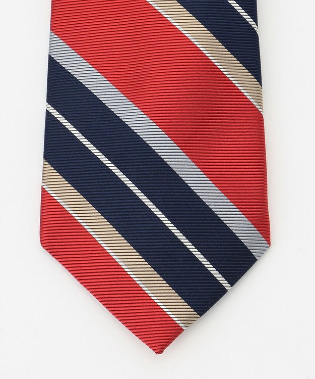 J.PRESS MEN シルクツイルストライプ ネクタイ ネイビー系2