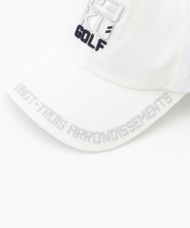 23区GOLF 【UNISEX】メッシュコンビ キャップ ホワイト系