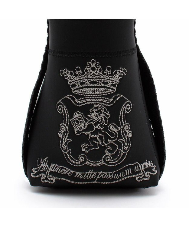 A.D.M.J. 【魔法の様に軽い】マジックライト/イタリアンファブリックステッチ刺しゅうデイリートートS ブラック