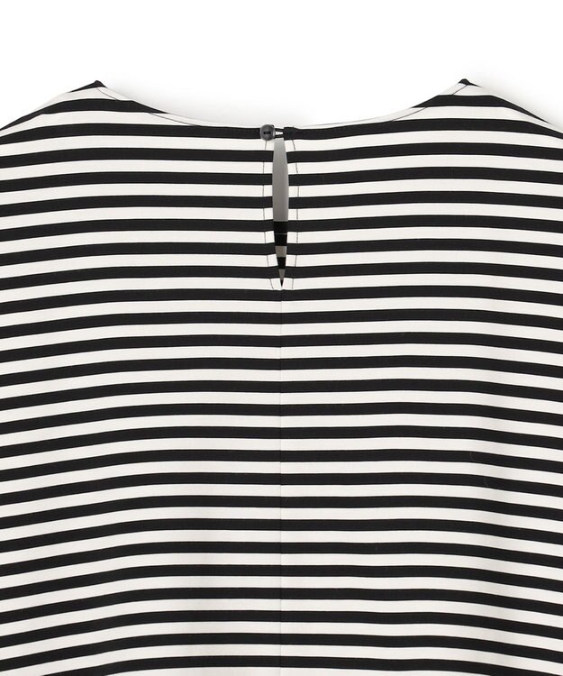 UNFILO BEAUTY FORM-T コンビティアード Ｔシャツ ボーダーブラック