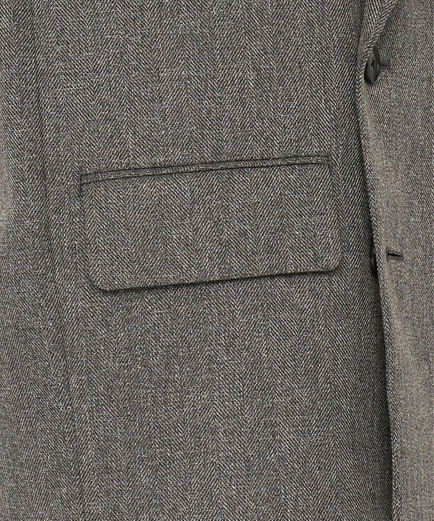 uncrave 【手洗い可】ウォッシャブル ツイード ジャコット（uncrave STANDARD） グレーツイード