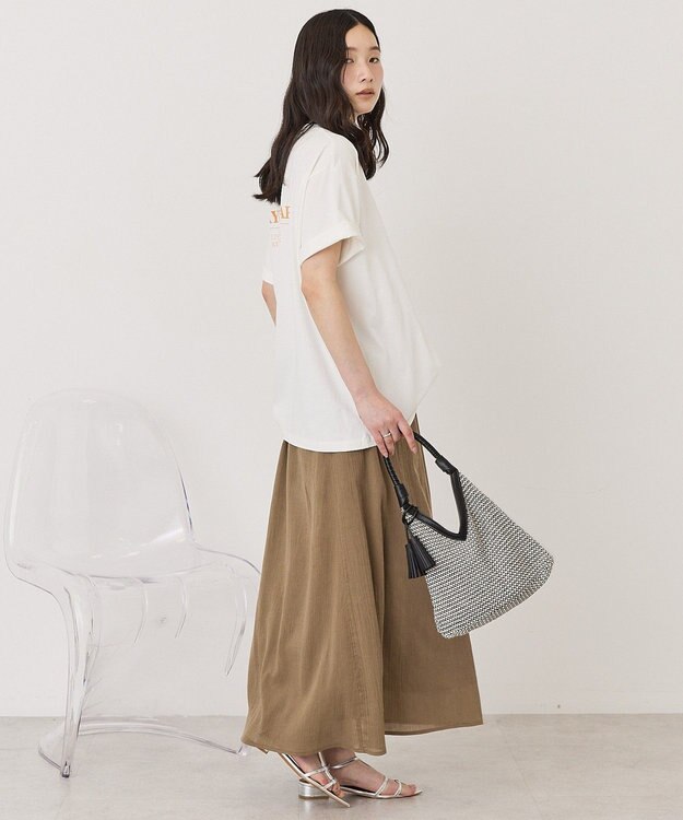 AMERICAN HOLIC BARロゴプリントTシャツ Off White