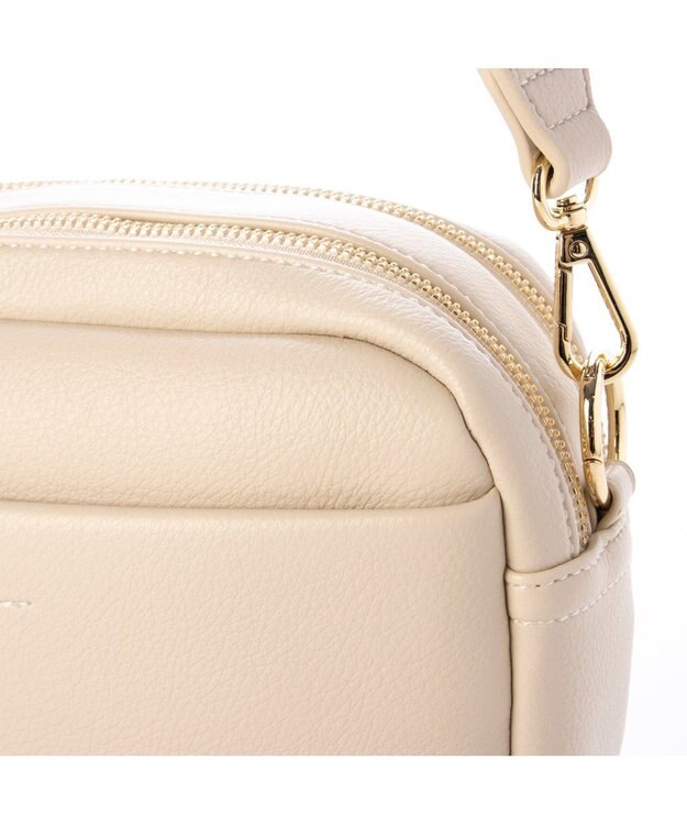 UNBILLION カシュカシュ cachecache / 2ショルダー付ボックスショルダー アイボリー