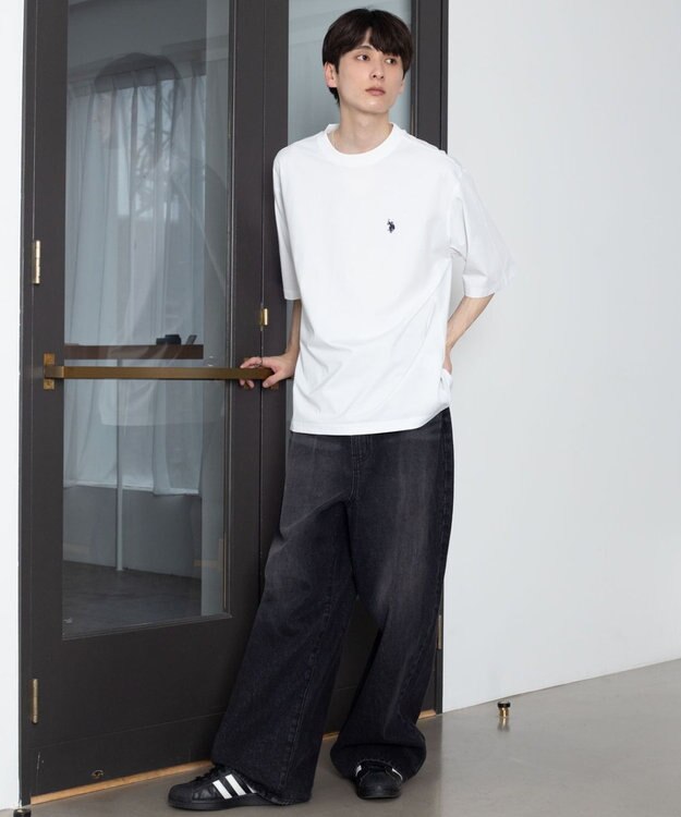 WEGO U.S. POLO ASSN.別注 接触冷感T（SS） ホワイト