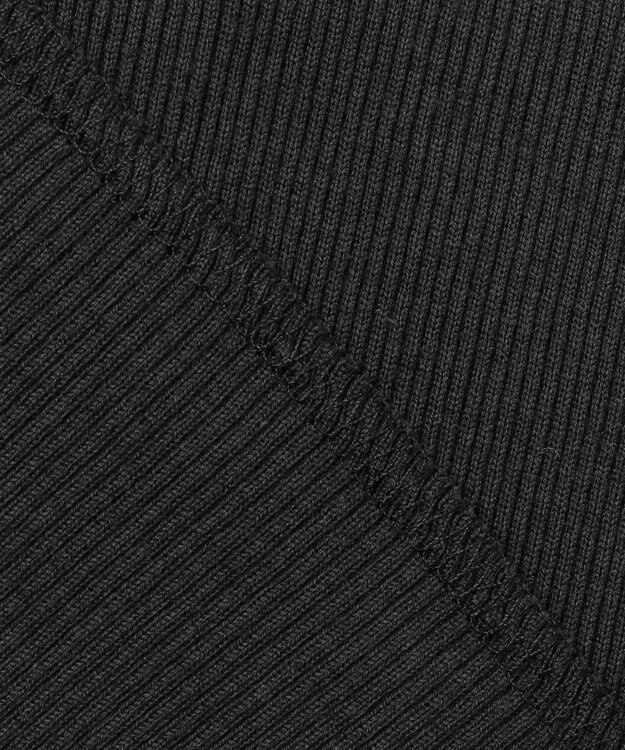 BEIGE， 【BEIGE,ecru/WEB限定・洗える】RIB TOPS /  コットンシルクロングスリーブトップス Stone