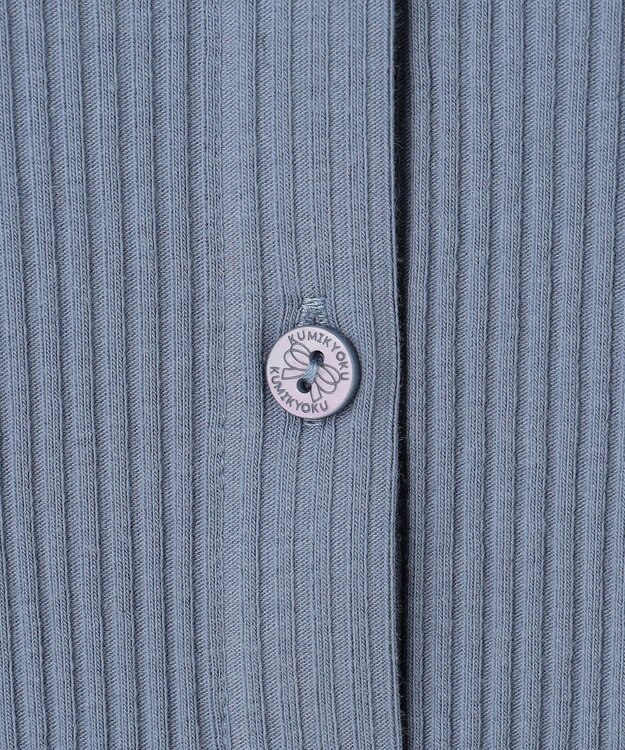 組曲 KIDS 【110-140㎝】 セーラーカラー リブトップス サックスブルー