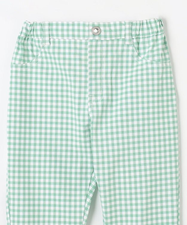 ANY KIDS 接触冷感 しろくま パンツ ミント×ギンガム