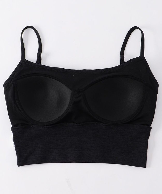 Chacott Peach Mokuブラトップ ダークグレー杢