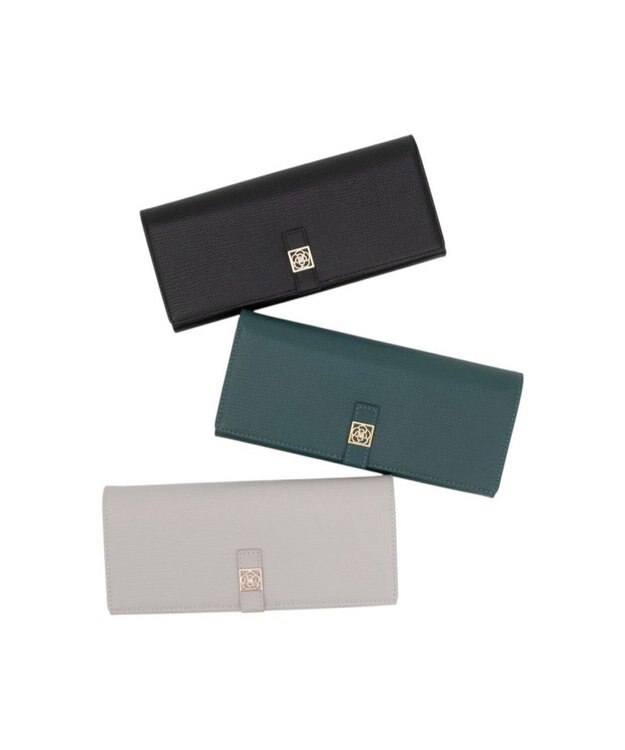 CLATHAS デフィ かぶせ長財布 ブラック