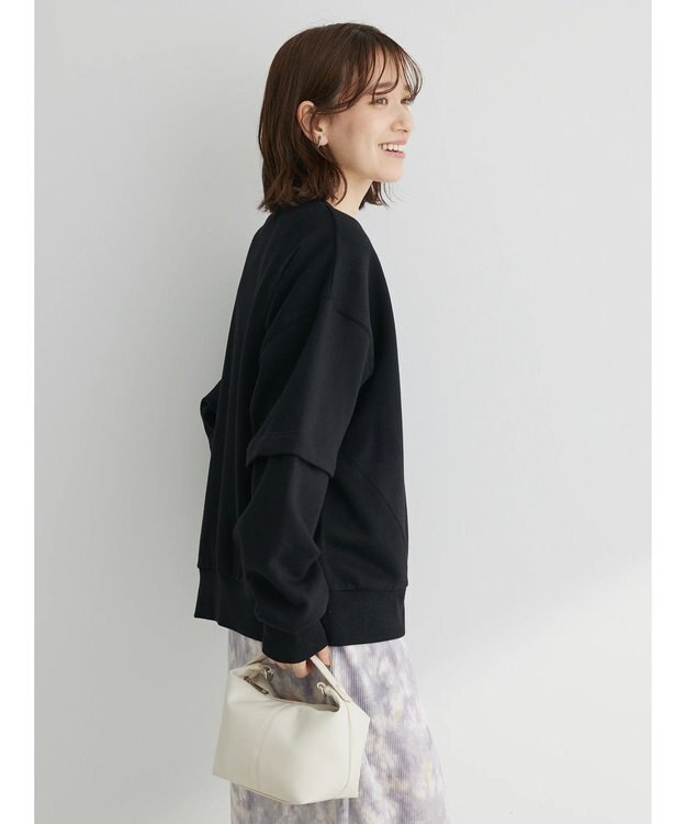 Green Parks ・ＳＵＧＡＲ　ＳＰＯＯＮ　２ｗａｙウラキモウプルオーバー Black