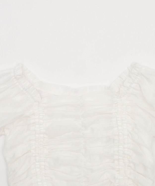 WEGO 2WAYドロストブラウス ホワイト