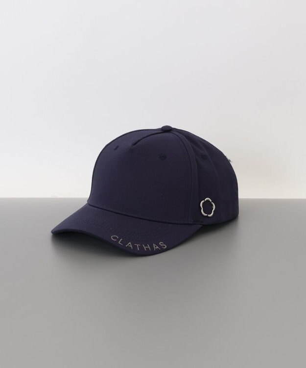 AURORA 【 CLATHAS.（クレイサス）】ラメ刺繍キャップ ネイビー