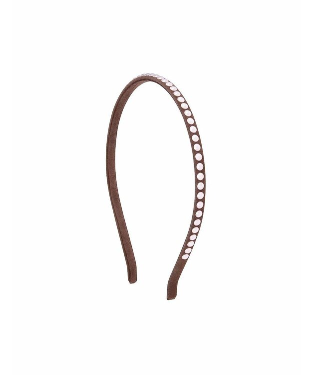 ACCA パールスタッズカチューシャ ピンク