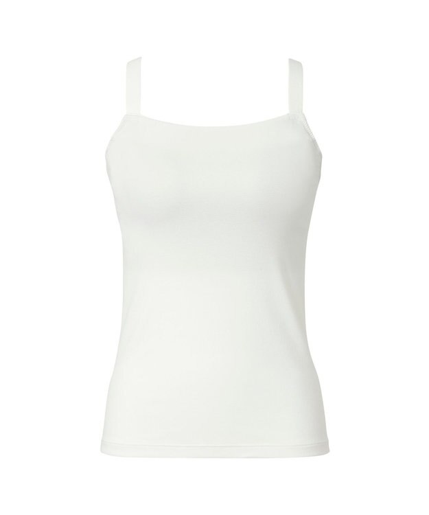 BRADELIS New York 【BRADELIS NewYork peace】　素肌サラサラひんやりブラキャミ26 UVカット95％以上 接触冷感 吸汗速乾 パールホワイト
