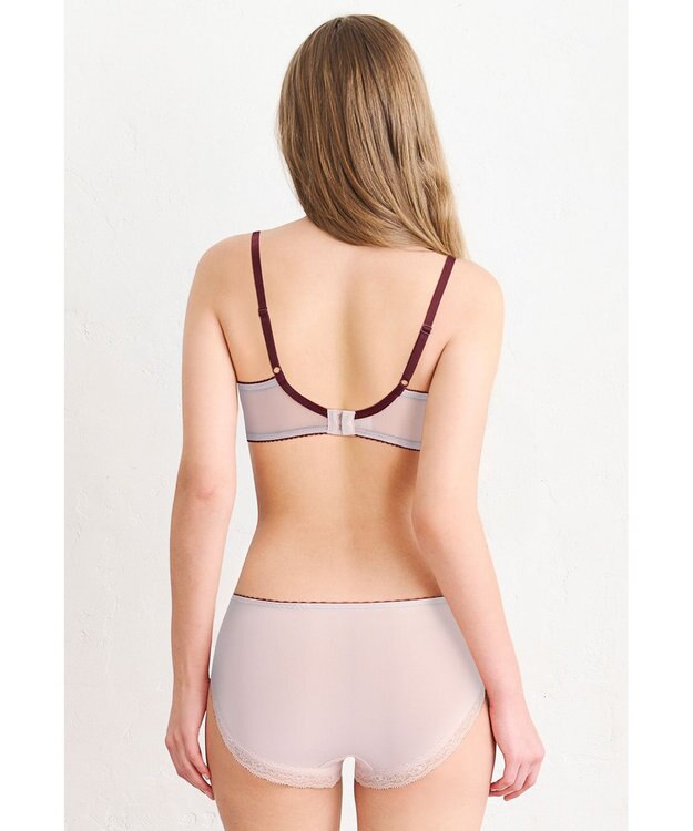 WACOAL ショーツ 【重力ケアブラ】 BXB194とペア はきこみ丈あさめ ナイロンベア天竺素材(バック) レディース PXB194 /ワコール ピーチ