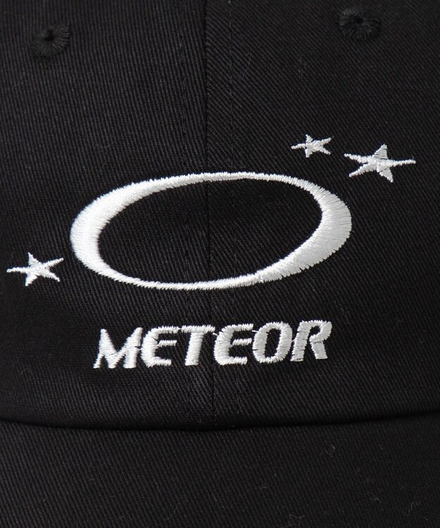 WEGO フロントバック刺繍キャップ ブラック