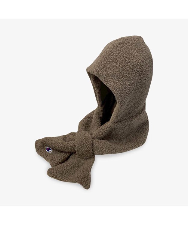 林八百吉商店 Champion　シープボアフーディーマフラー グレージュ