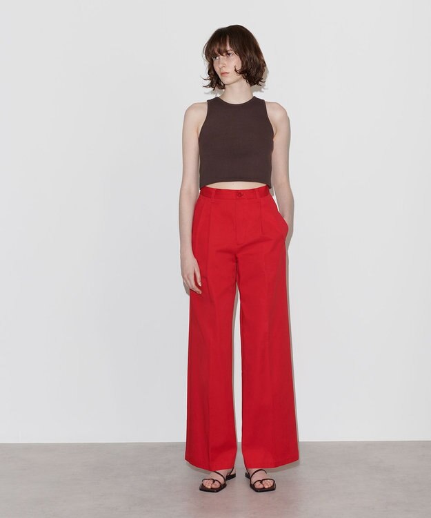 NAVE 【Nave　洗える】チノパンツ レッド系