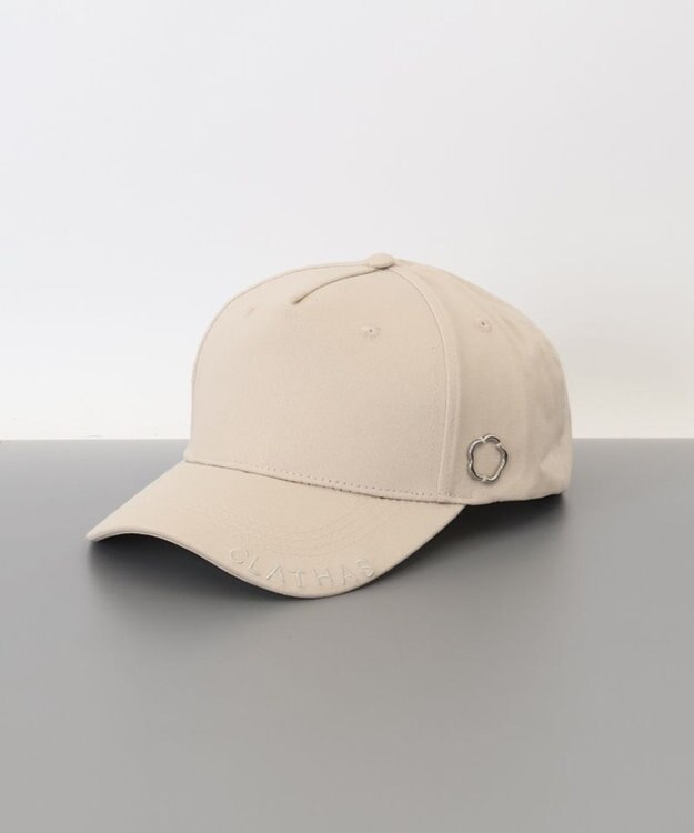 AURORA 【 CLATHAS.（クレイサス）】ラメ刺繍キャップ ベージュ