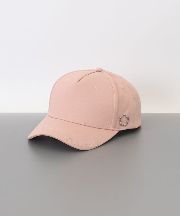 AURORA 【 CLATHAS.（クレイサス）】ラメ刺繍キャップ ピンク