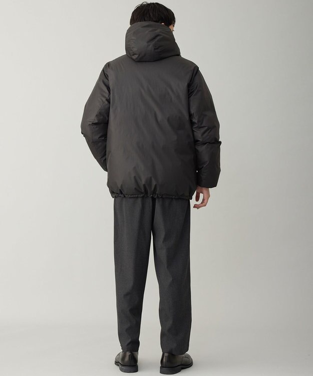 UNFILO MENS 【OCEANS YouTube 掲載】TAION×UNFILO リバーシブルフードダウン ブラック×チャコール