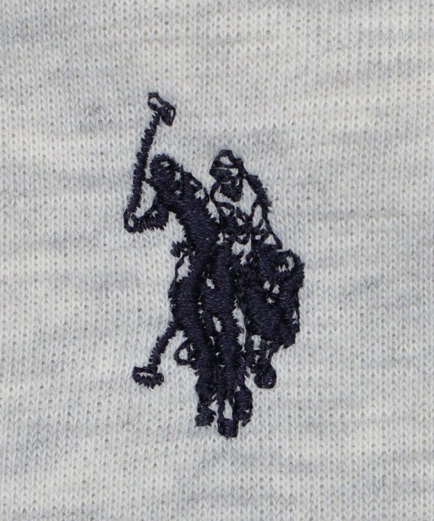 WEGO 【WEB限定/ユニセックス着用ITEM/25年秋冬新作/SMLサイズ展開】別注U.S.POLO ASSN.　ZIPパーカー 杢グレー