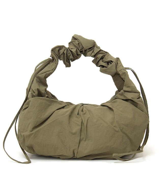 LA BAGAGERIE 【maison vert】 【軽量/多収納】ギャザーワンショルダー Large カーキ