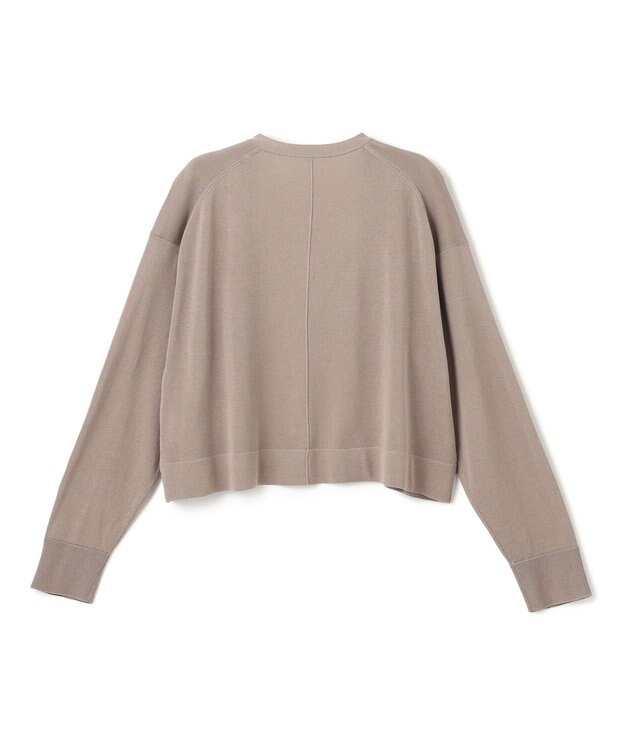 UNFILO イージー ショート カーディガン モカ